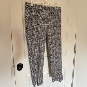 LOFT cropped geometric pants